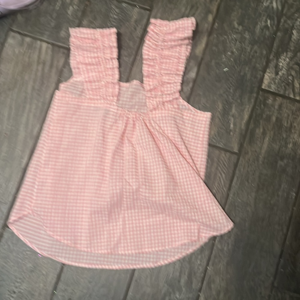 CAROLINE RUFFLE SLEEVELESS TOP - Picture 6 of 7